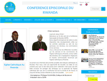 Tablet Screenshot of eglisecatholiquerwanda.org